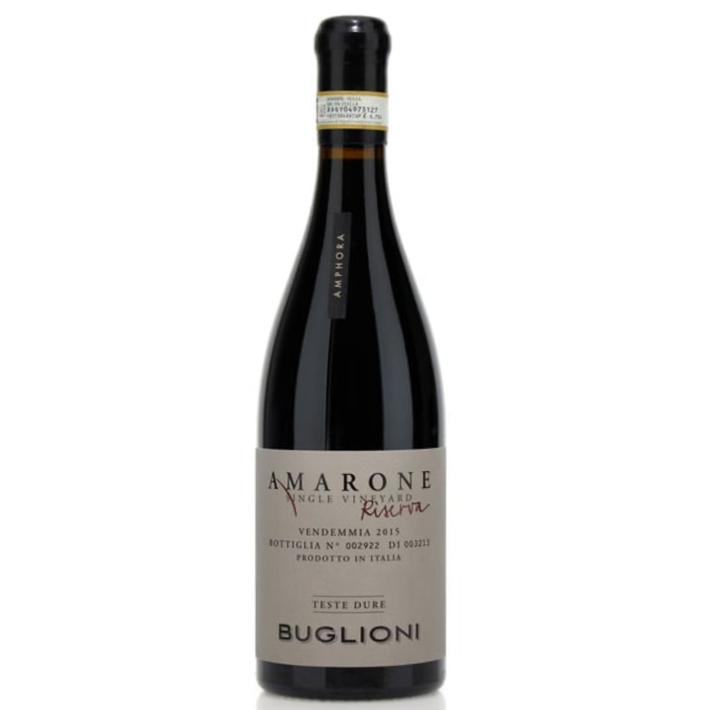 Buglioni Teste Dure Amphora Amarone della Valpolicella Classico Riserva DOCG 2015