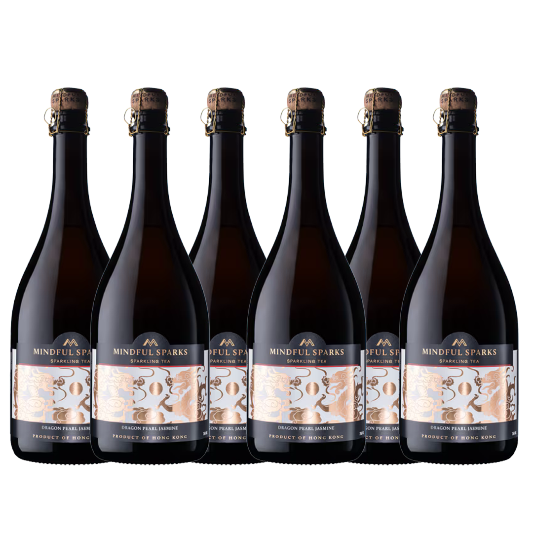 Mindful Sparks Sparkling Dragon Pearl Jasmine Tea x 6 – OMY Cellar