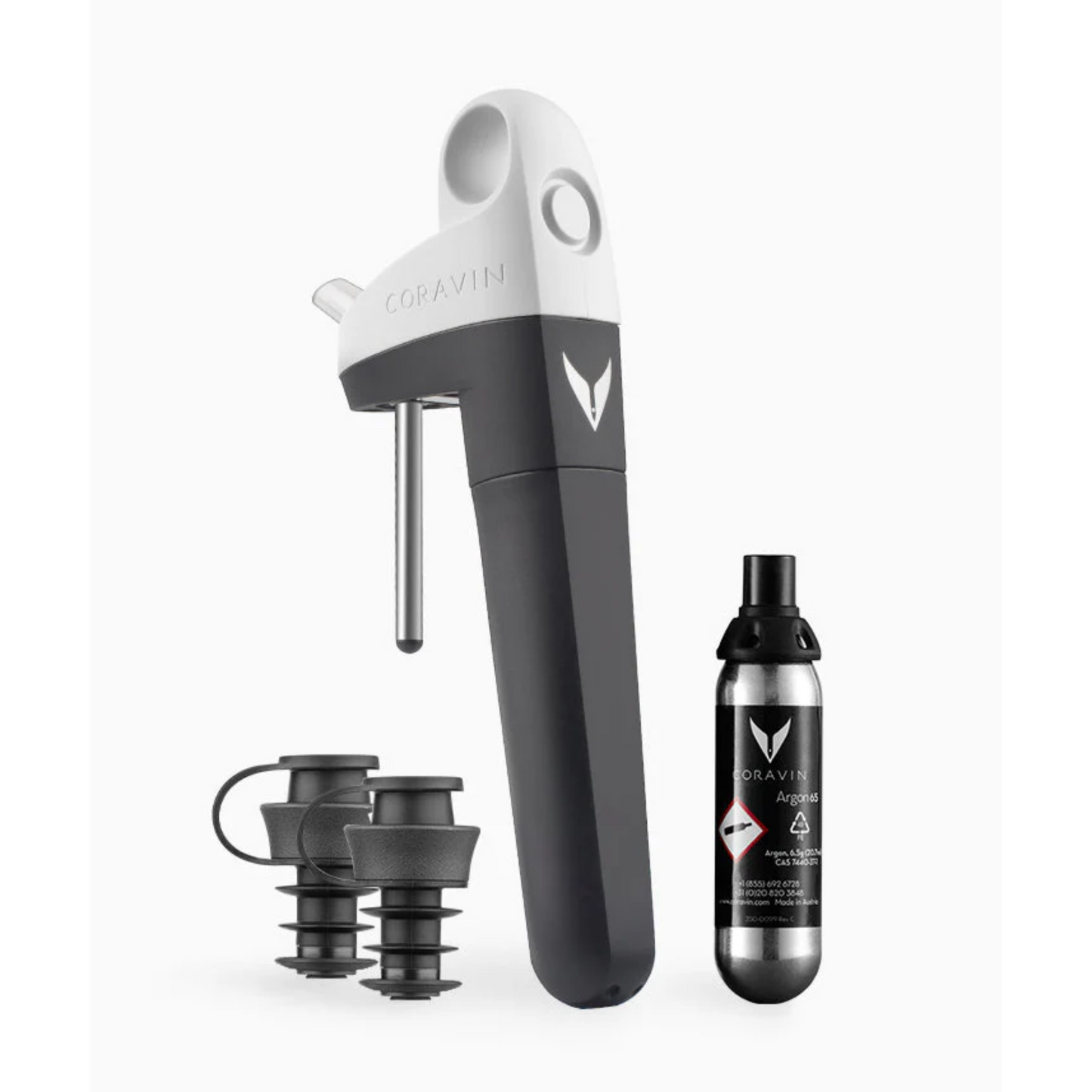 CORAVIN™ 樞軸葡萄酒保存系統(灰色)