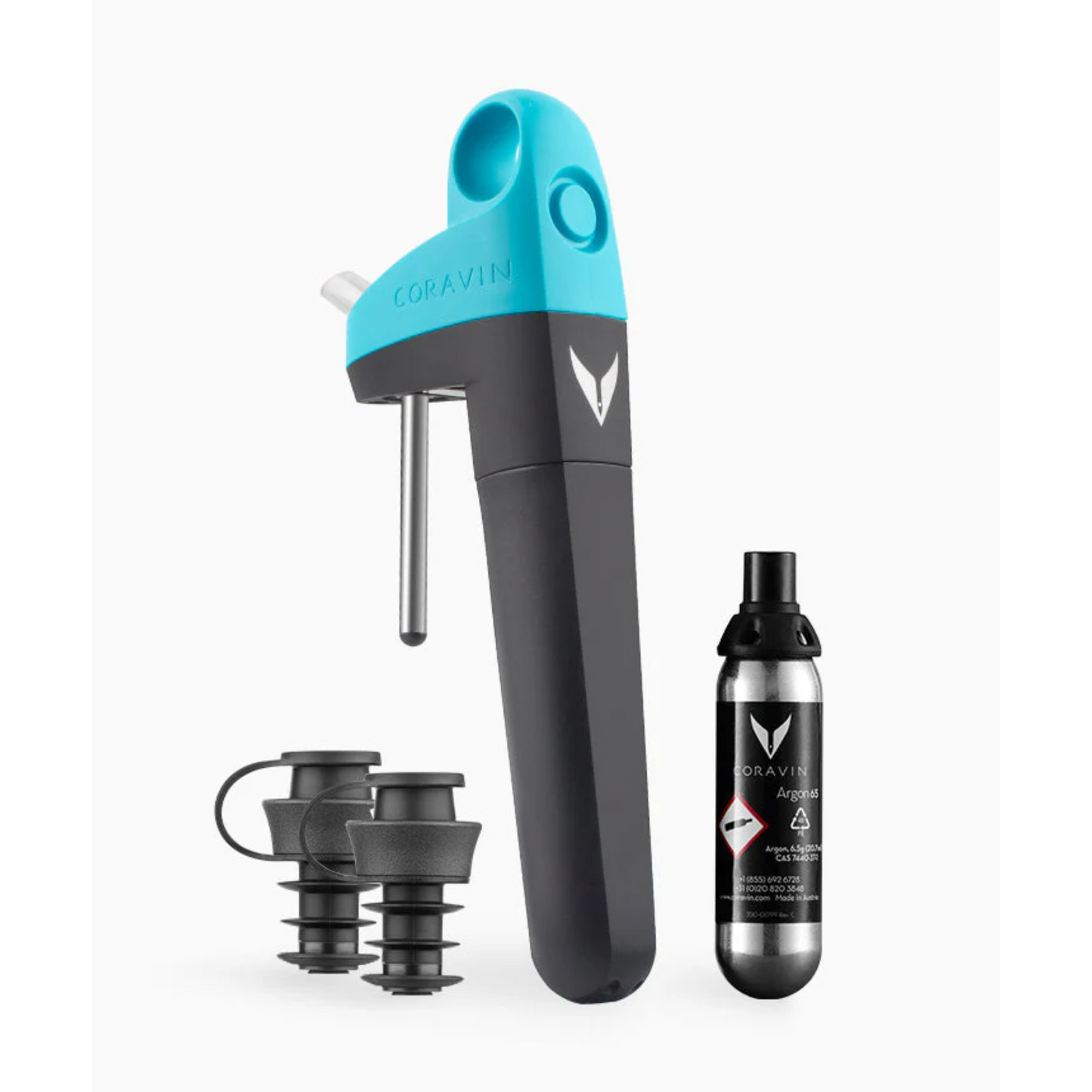 CORAVIN™ 樞軸葡萄酒保存系統(藍綠色)