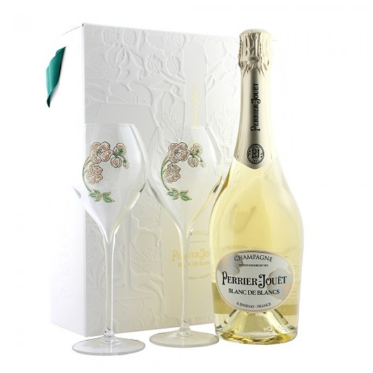 Perrier-Jouët Blanc de Blancs NV (2 Flutes Gift Box)