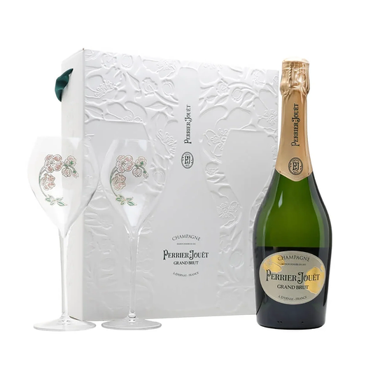 Perrier-Jouët Grand Brut NV (2 Flutes Gift Box)