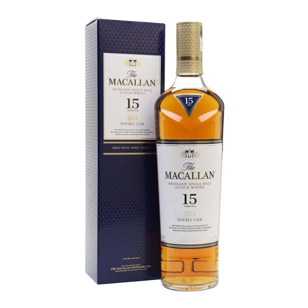 The Macallan 15 Years Old Highland Single Malt Scotch Whisky Double Cask